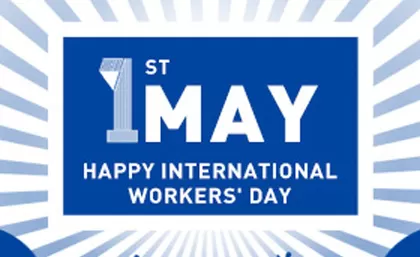 Anuncio del Día Internacional DE LOS Trabajadores-Century May Holiday