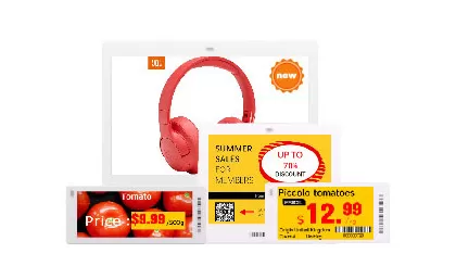 Century lanza una nueva serie y etiquetas de estante electrónicas más coloridas que crean una pantalla viva