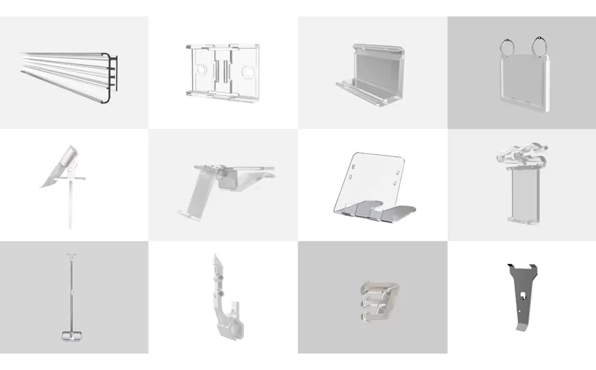 Amplia selección de accesorios ESL